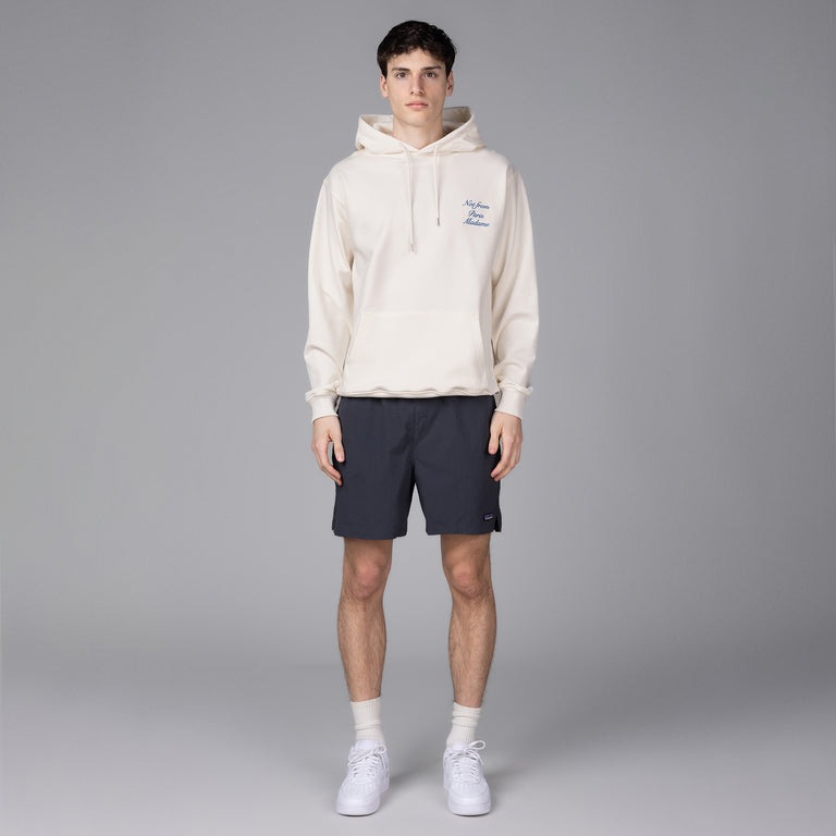 Drole de Monsieur Le Hoodie Slogan Cursive