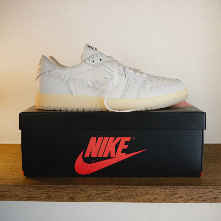 Nike Air Jordan 1 Retro Low OG *Floral Swoosh* onfeet