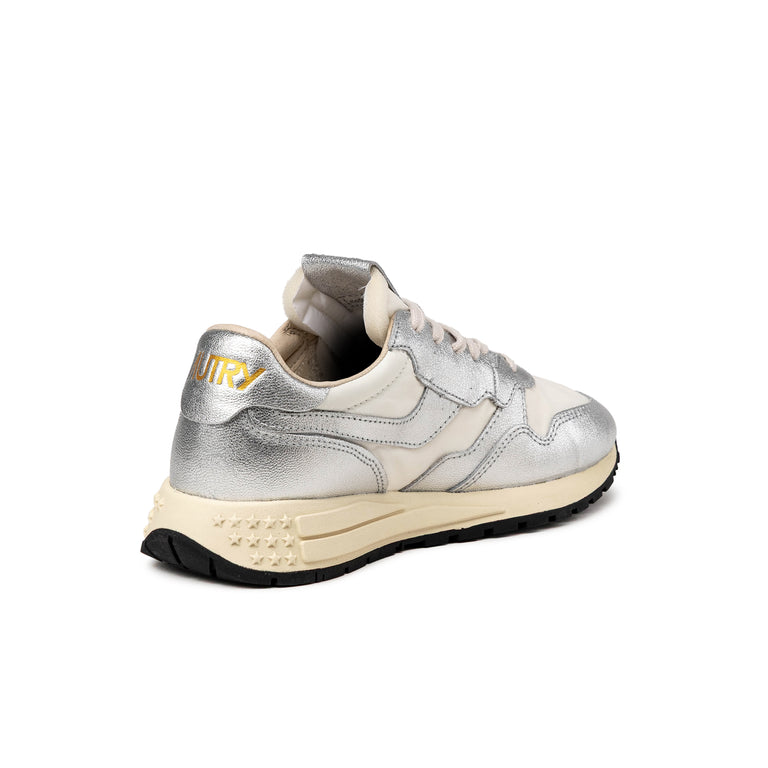 Autry Reelwind Low W *Nylon / Leather* - 36 / White / Silver - 4