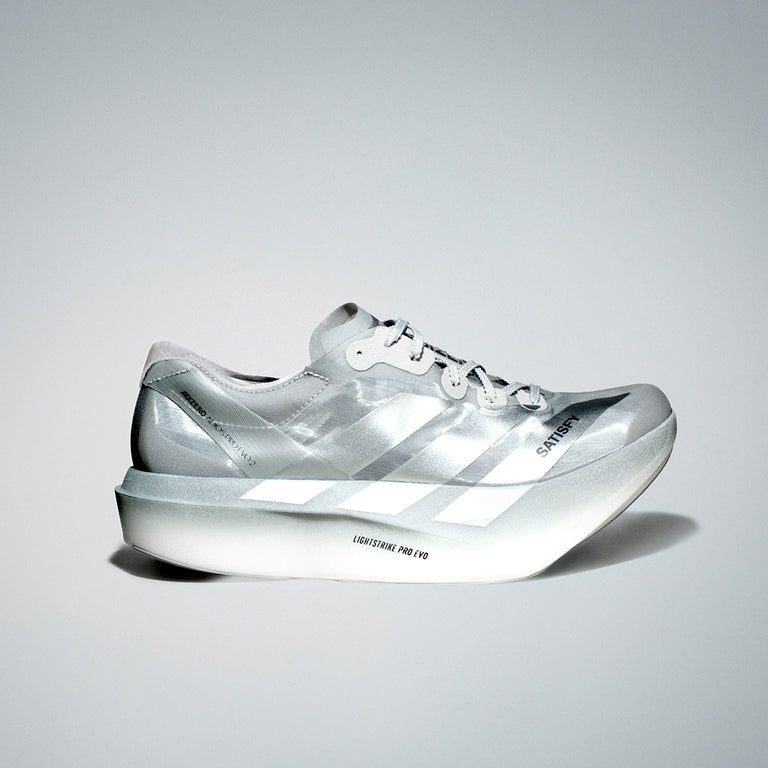 Adidas x Satisfy Adizero Adios Pro Evo 2 onfeet