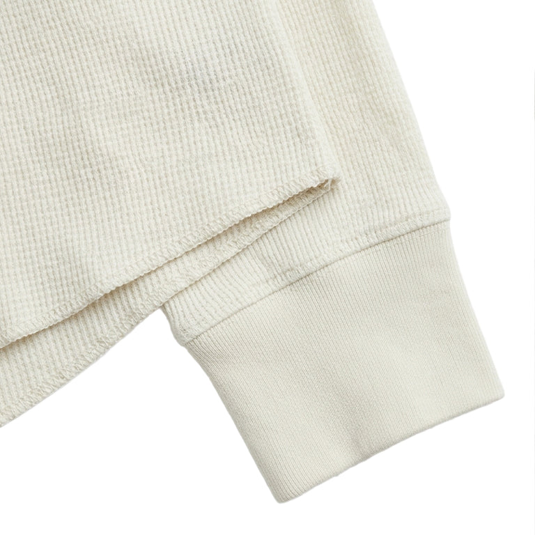 Sunflower Wool Waffle Longsleeve Tee - S / Kit White - 3