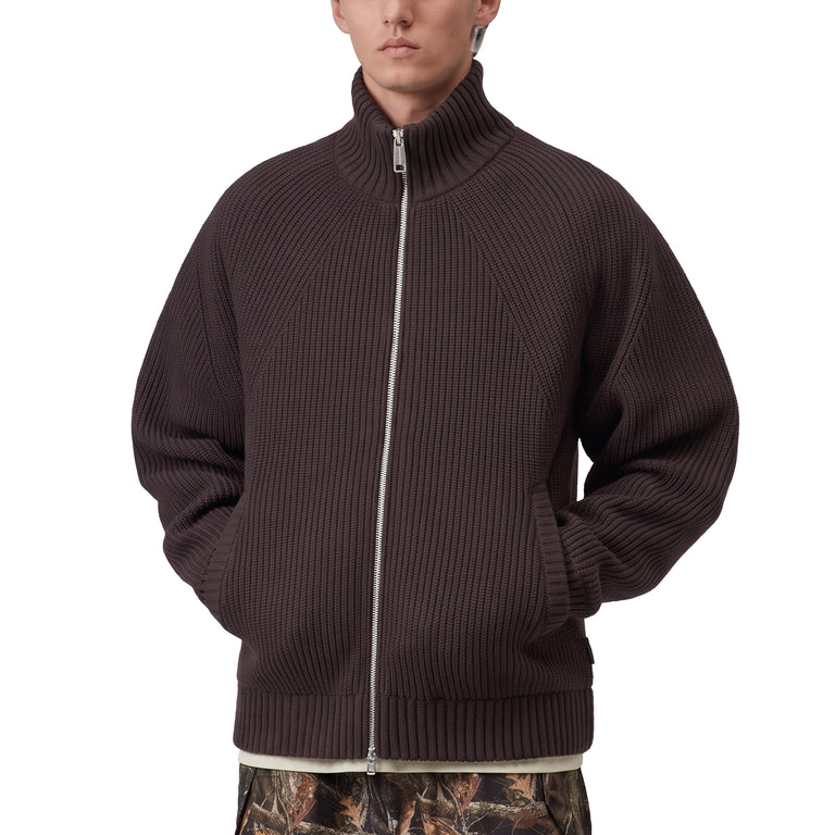 Carhartt WIP Banley Sweater Jacket - XXL / Palisander - 3
