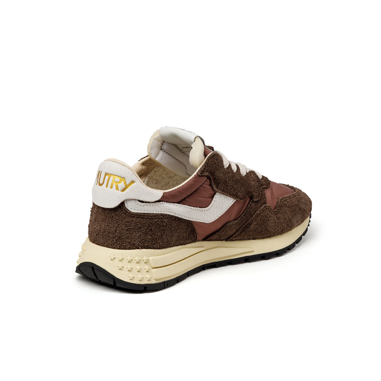 Autry Reelwind Low W *Nylon / Hairy Suede / Cracked Leather*