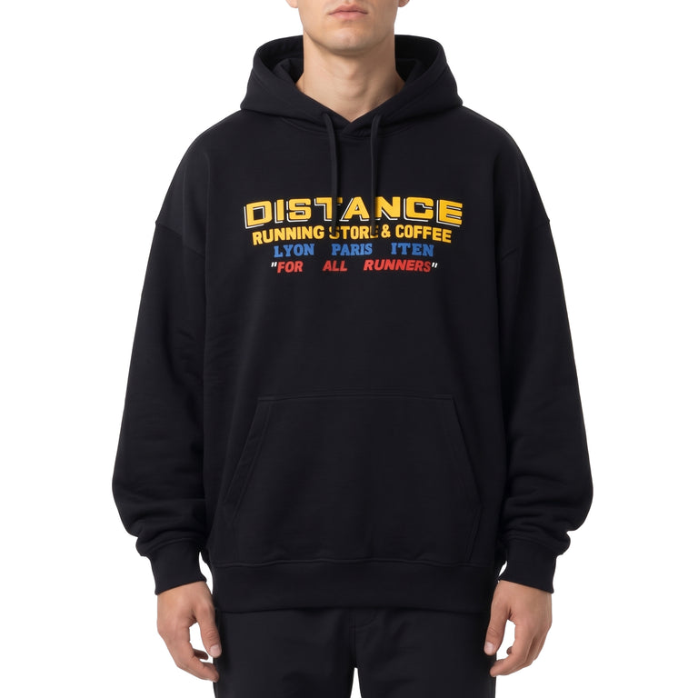Asics x Distance Comfort LS Hoodie - XL / Performance Black - 3
