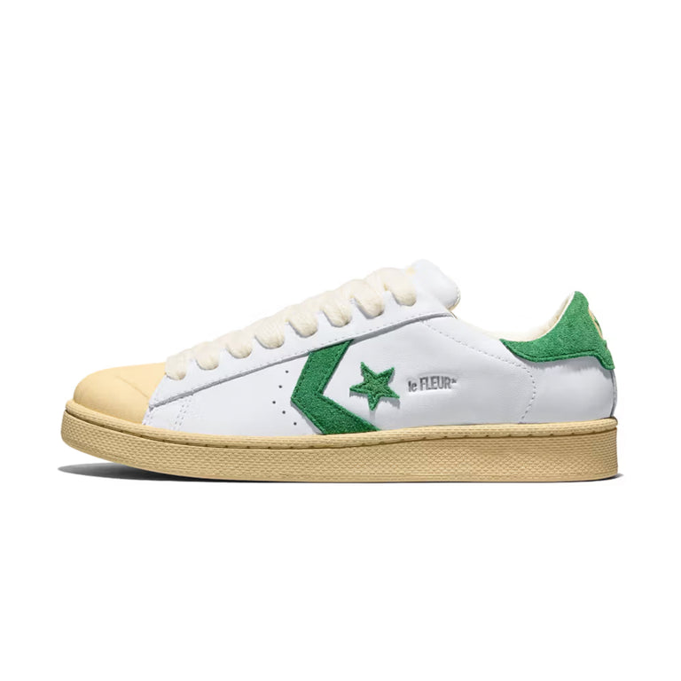 Converse	x Golf le Fleur 1908 Pro Leather OX - 44 / White / Amazon / Ivory White / Amazon / Natural Ivory - 1