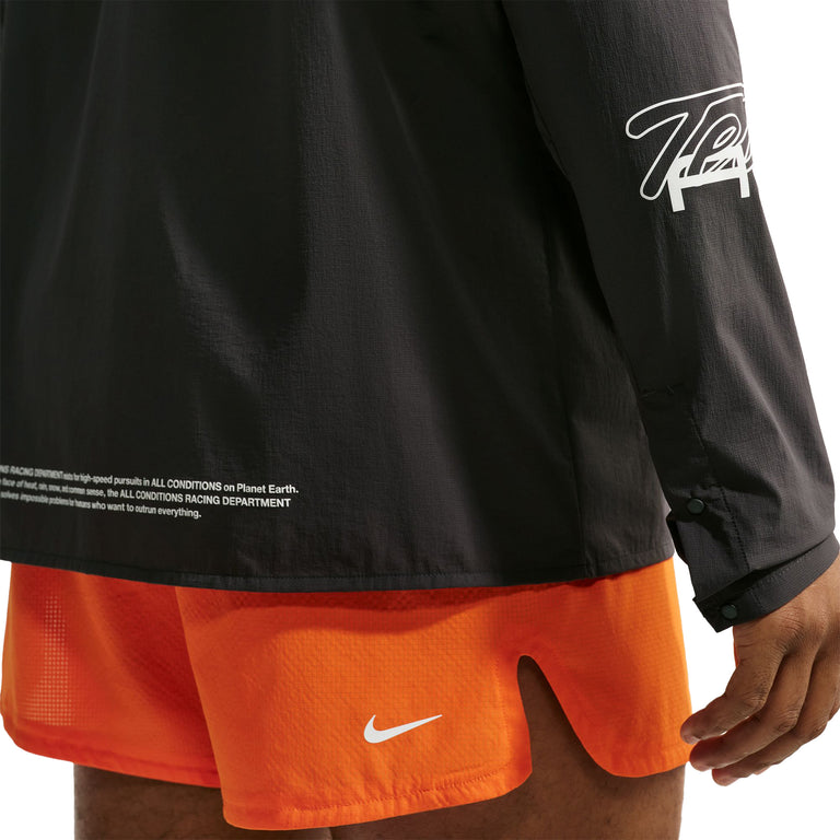 Nike	ACG "Aireez" UV Protection Button-Up Long-Sleeve Graphic Top - XXL / Dark Smoke Grey / White - 8