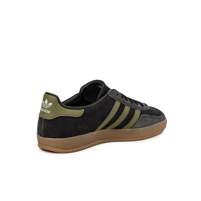Adidas Gazelle Indoor - 47 1/3 / Core Black / Focus Olive / Carbon - 5
