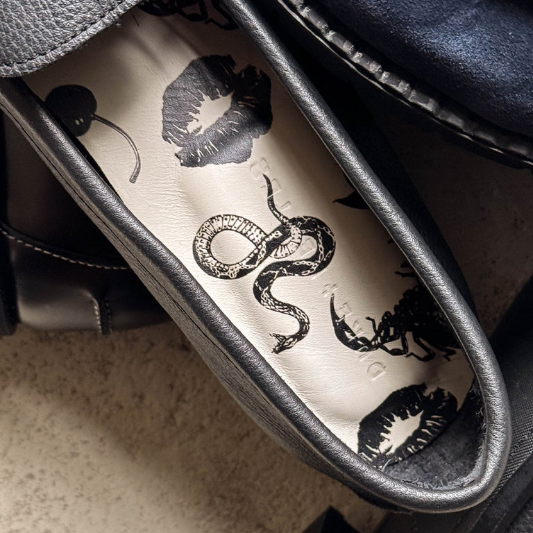 Duke + Dexter Ezra Penny Loafer onfeet