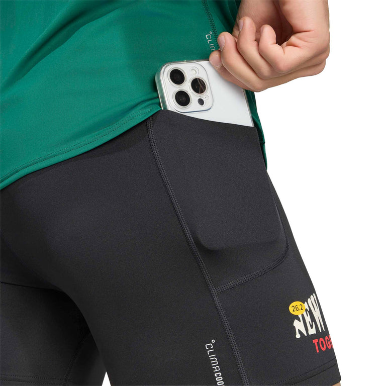 Adidas	Adizero NYC Running Short Tights - L / Black - 5