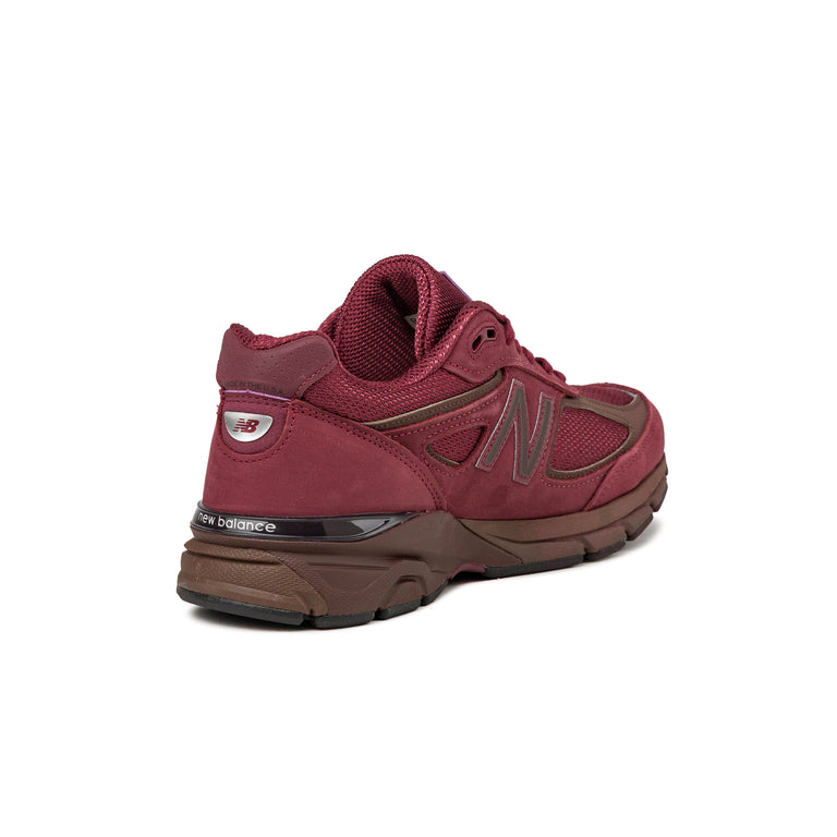 New Balance 990 v4 *Made in USA* - 40 / Monarch Burgundy / Pumpernickel / Black - 3
