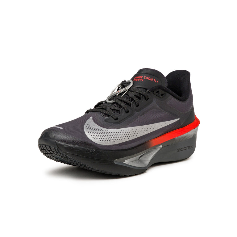 Nike Zoom Fly 6 - 42 / Black / Metallic Silver / Bright Crimson - 5
