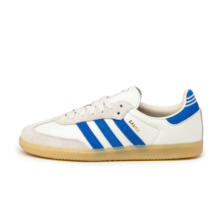 Adidas Samba OG - 38 2/3 / Cloud White / Blue / Gum
