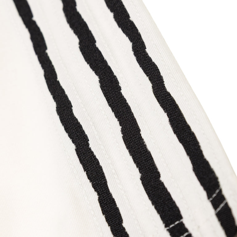 Adidas Y-3 Raw Edge 3 Stripes Tee - L / Cream White - 4
