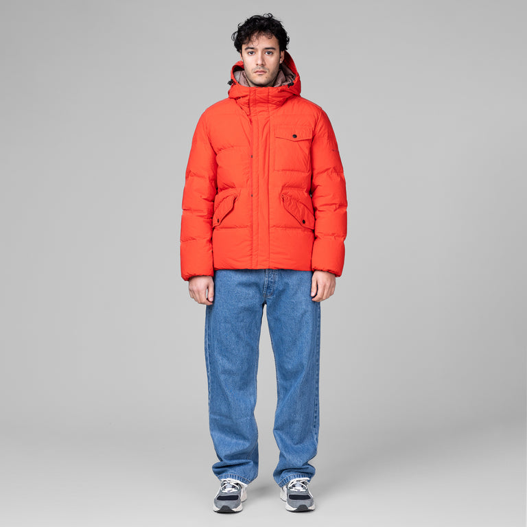 Woolrich Garment Dyed Puffer Jacket