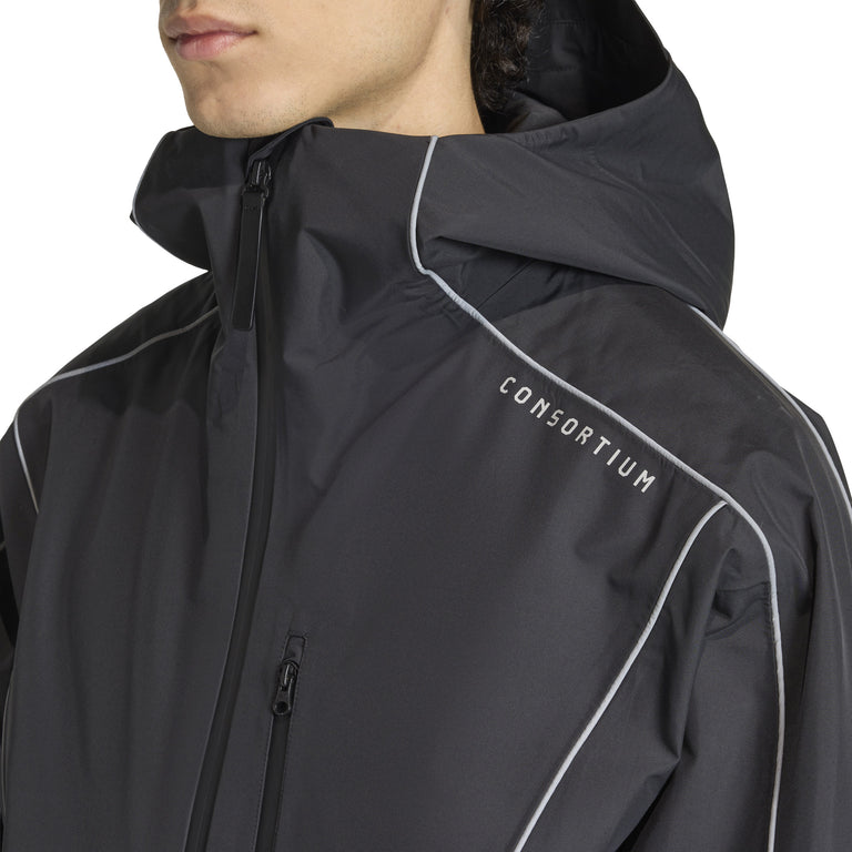Adidas Shell Jacket By Consortium - XL / Black - 4
