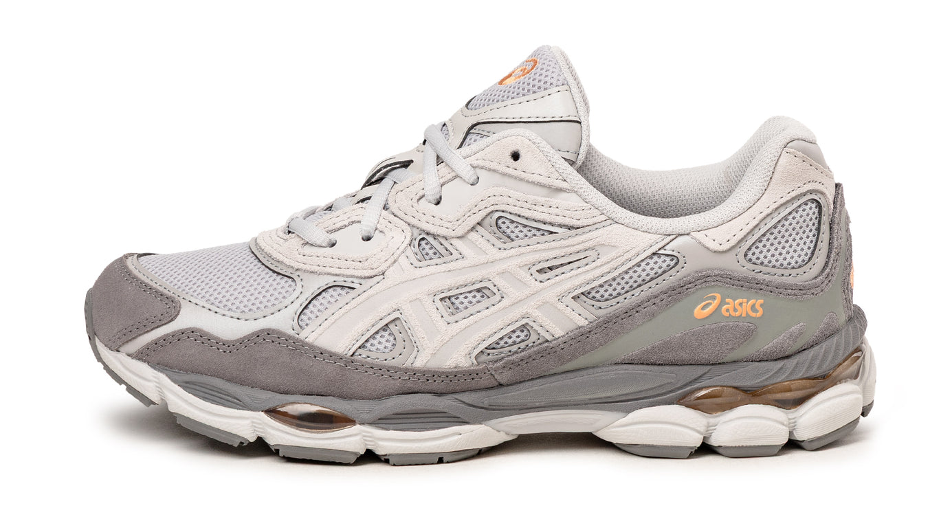 靴 ASICS GEL-NYC 25cm ASICS GEL-NYC Metallic Silver Grey Unisex Shoe - E-SEVEN STORE
