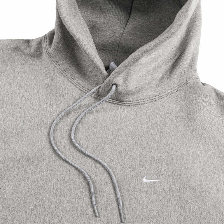 Nike	Solo Swoosh Hoodie - XXL / Dark Grey Heather / Light Smoke Grey / White - 2
