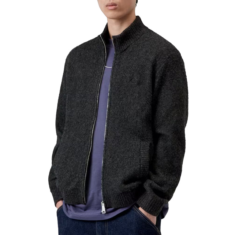 Carhartt WIP Curtis Sweater Jacket - XXL / Tangled Black - 3
