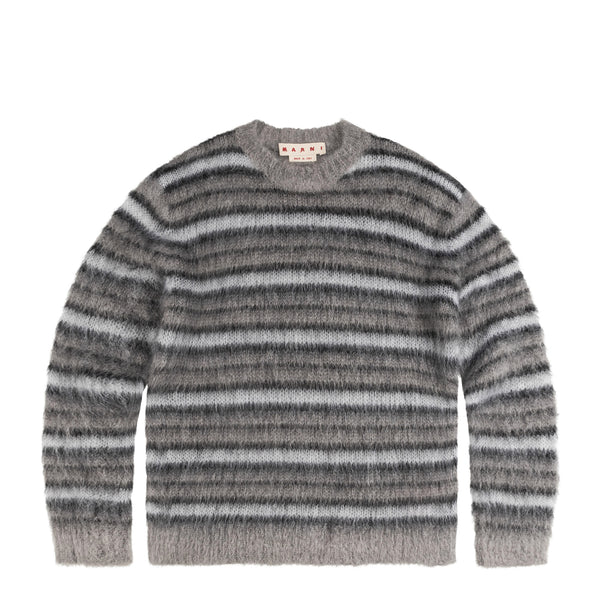 楽天市場】【中古】MARNI 19AW ボーダーモヘアニット ブルー
