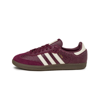 Adidas Samba OG W *Snake* - 36 / Maroon / Crew White / Gold Metallic