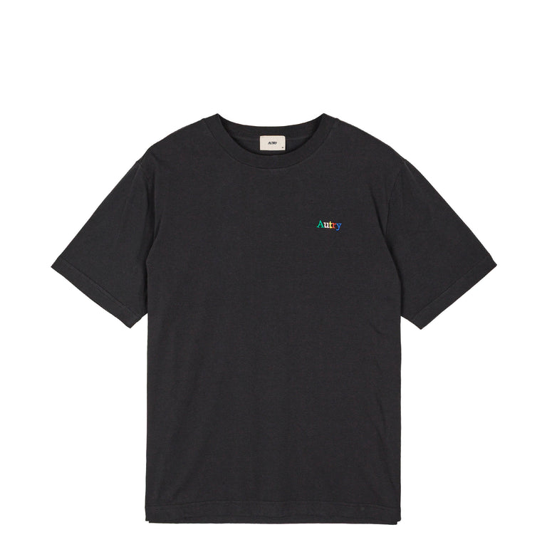 Autry Multicolor Embroidered Logo Tee - L / Lavagna
