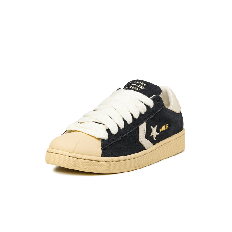 Converse	x Golf le Fleur 1908 Pro Leather OX - 35 / Black / Pristine / Banana - 5