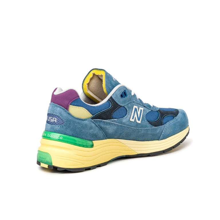 New Balance 992 *Made in USA* - 40.5 / Sea Stone / Green Apple / Maize - 5