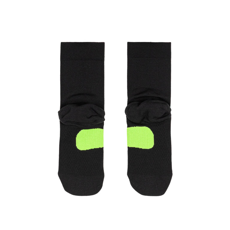 Nike	Running Midweight Crew Socks - XL / Black / Volt / White - 3