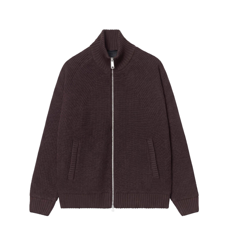 Carhartt WIP Banley Sweater Jacket - XXL / Palisander - 1
