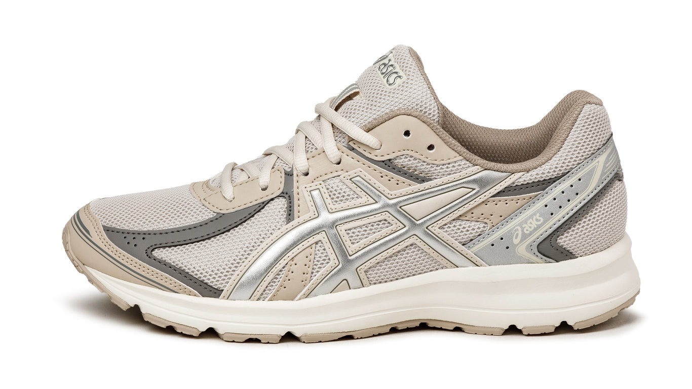 人気 ☆ASICS☆ JOG 100 S GREY YELLOW JOG 100S | Unisex | Khaki/Pure Silver | Sportstyle Shoes