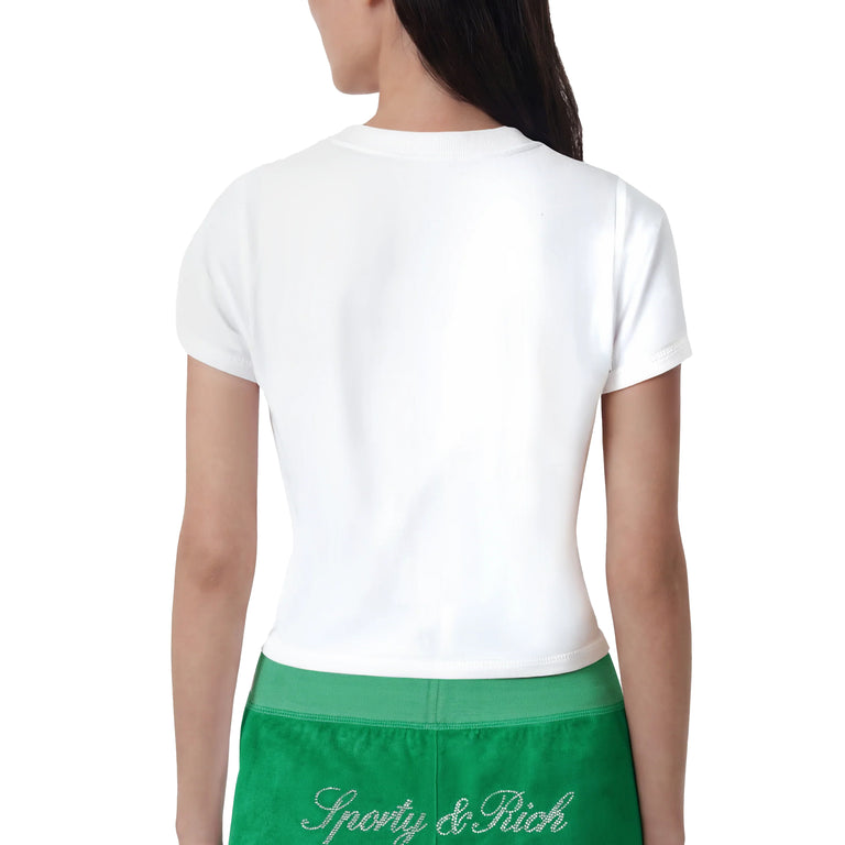Sporty & Rich Jadore Baby Tee - S / White - 3