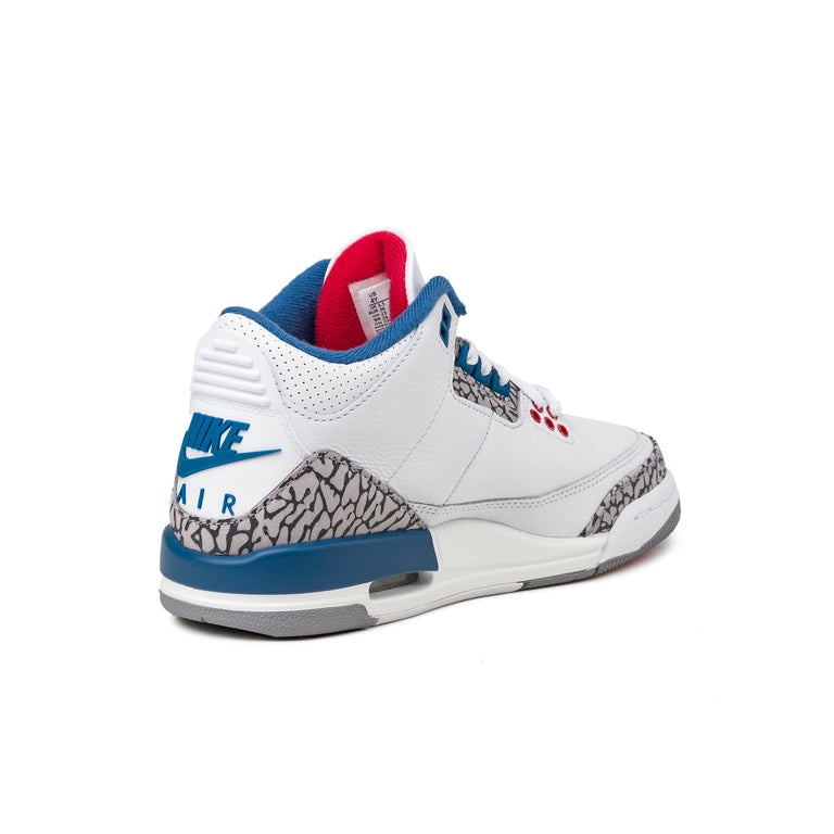 Nike Air Jordan 3 Retro *True Blue* *GS* - 36 / White / Varsity Red / True Blue / Cement Grey / Anthracite - 3