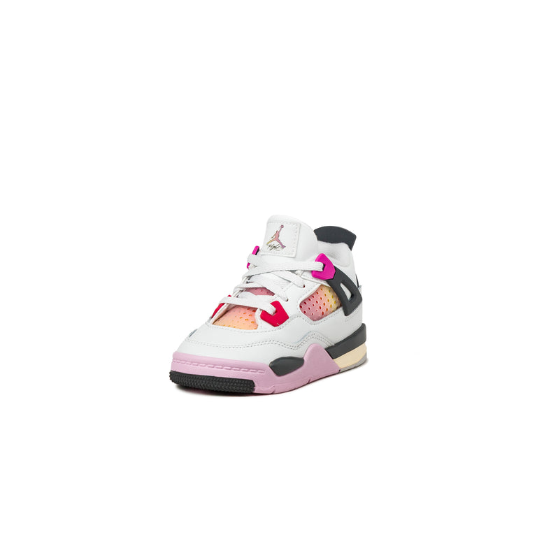 Nike Air Jordan 4 Retro *Comic* *TD* - 24 / Off White / Fire Pink / Anthraricte - 2