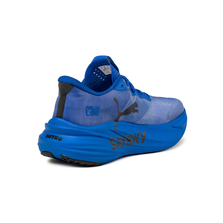 Puma x Saysky Deviate Nitro Elite 4 - 35.5 / Flat Dark Gray / Vivid Blue - 3