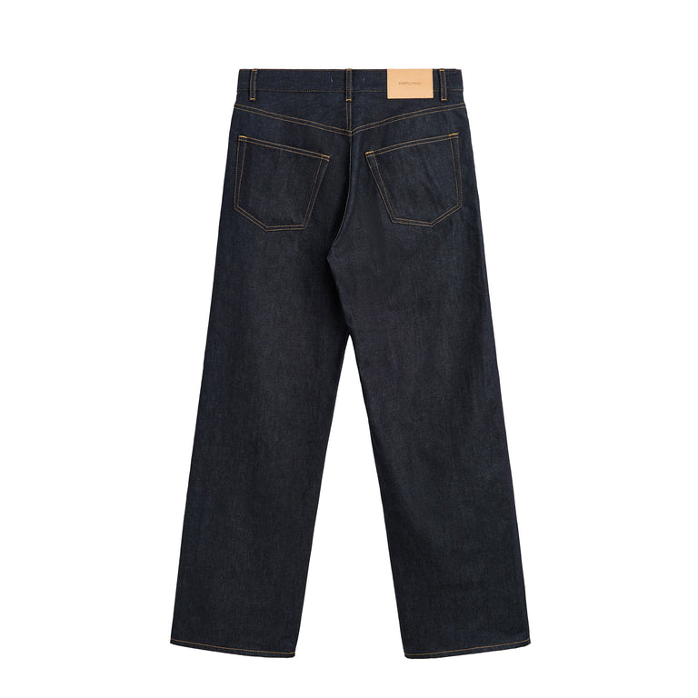 Sunflower Relaxed Boot Selvedge Jeans - 29 / Raw Indigo - 2