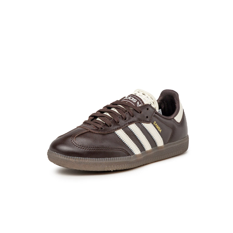 Adidas Samba OG W - 36 / Aurora Coffee / Off White / Gold Metallic - 5