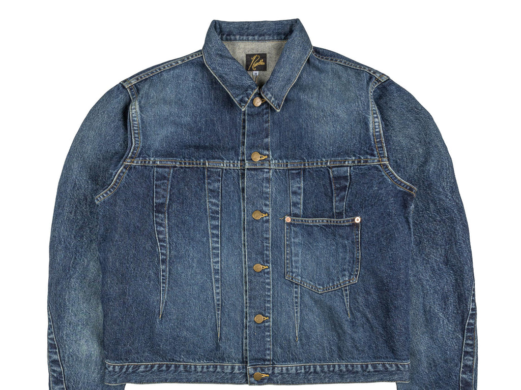 ジャケット・アウター Needles P&M Emb.Denim Jacket P&M Emb. Jacket - 10.5oz C/L/PU Denim (KP158) | NEEDLES