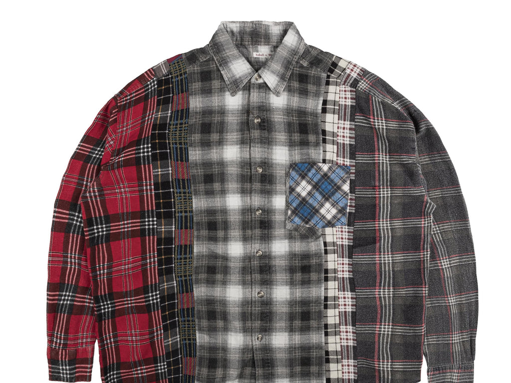 トップス Rebuild by Needles Flannel Shirt Rebuild By Needles（リビルドバイニードルズ）Flannel Shirt