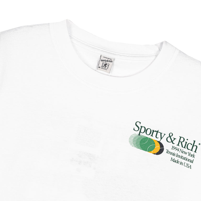 Sporty & Rich Invitational T-Shirt - L / White - 3