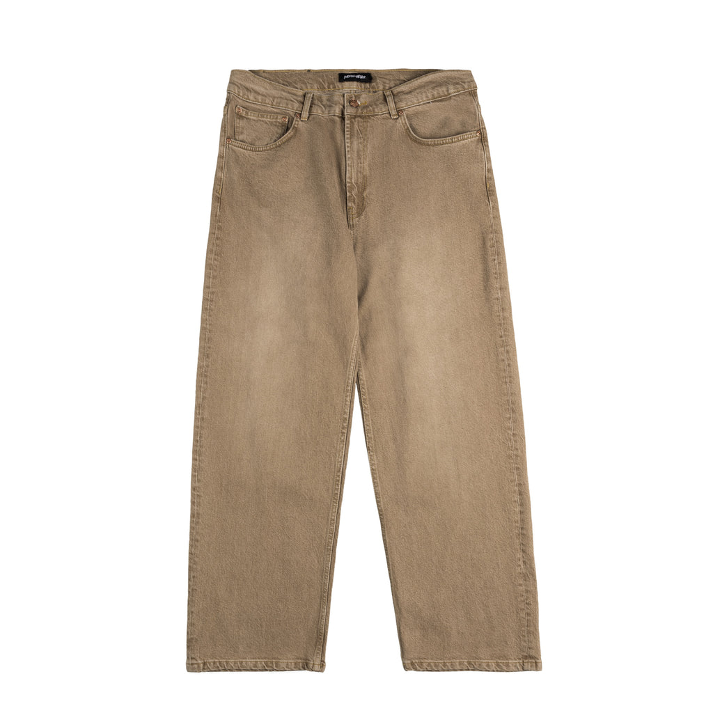 【KOOLOSET】Pleat Pure Brown Denim Pleat Pure Brown Denim - kooloset