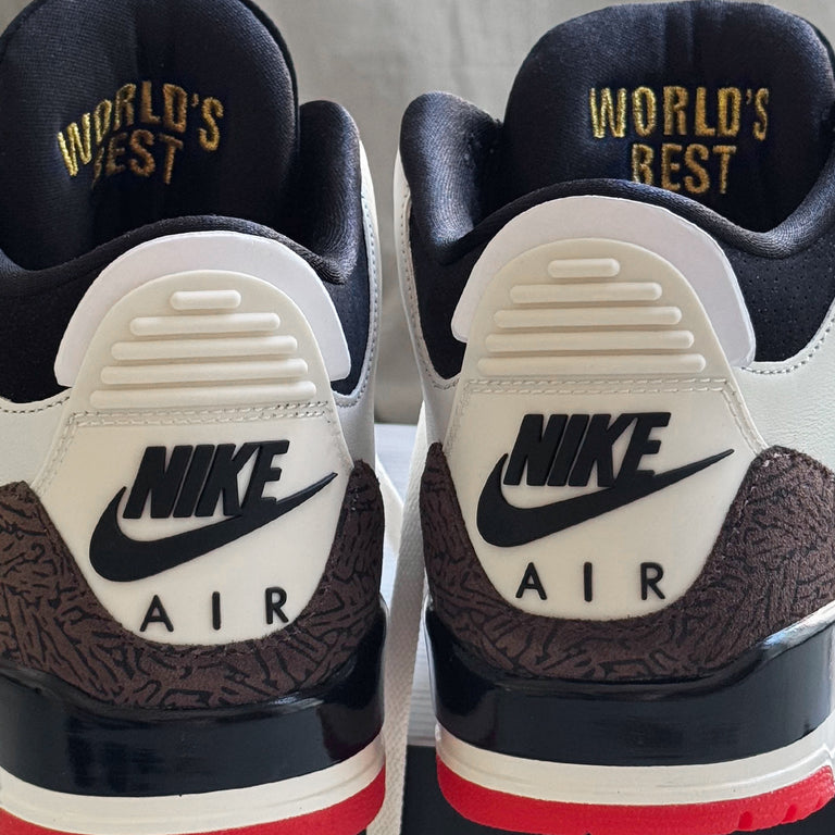 Nike Air Jordan 3 *World's Best Dad* onfeet