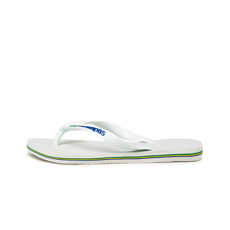 Havaianas Brasil Logo - 39-40 / White
