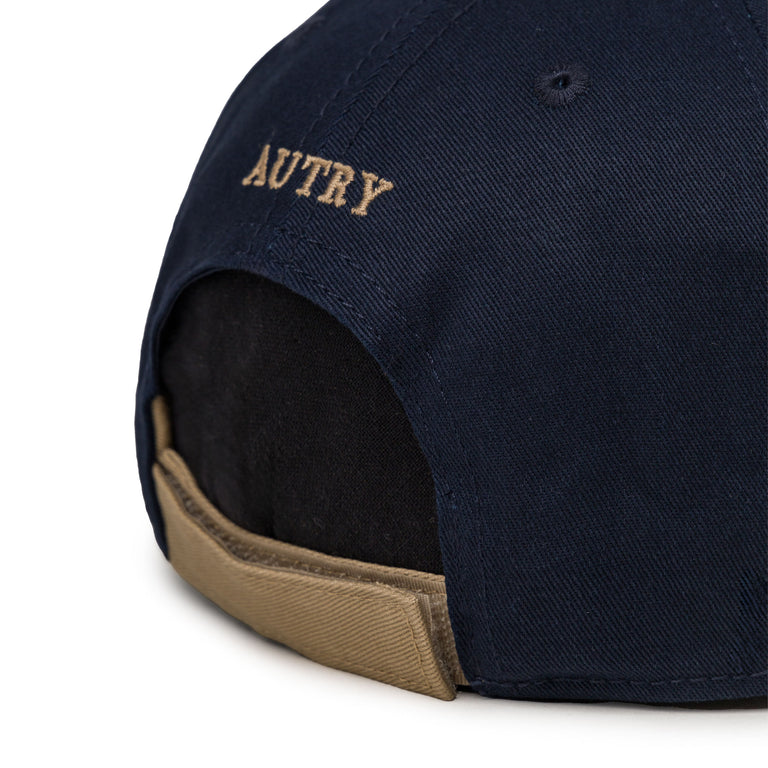 Autry Two-Tone Baseball Cap With Embroidered Logo - 3
