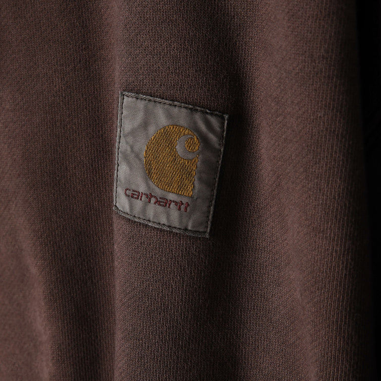 Carhartt WIP Hooded Vista Sweat - L / Palisander / Garment Dyed - 4
