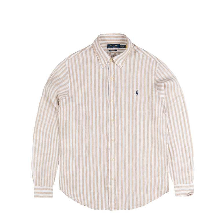 Polo Ralph Lauren Custom Fit Striped Linen Shirt