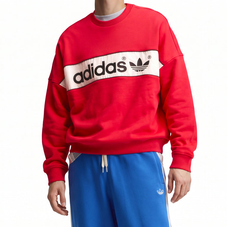 Adidas	adiSignature NY Crewneck Sweatshirt - XS / Pure Ruby - 3
