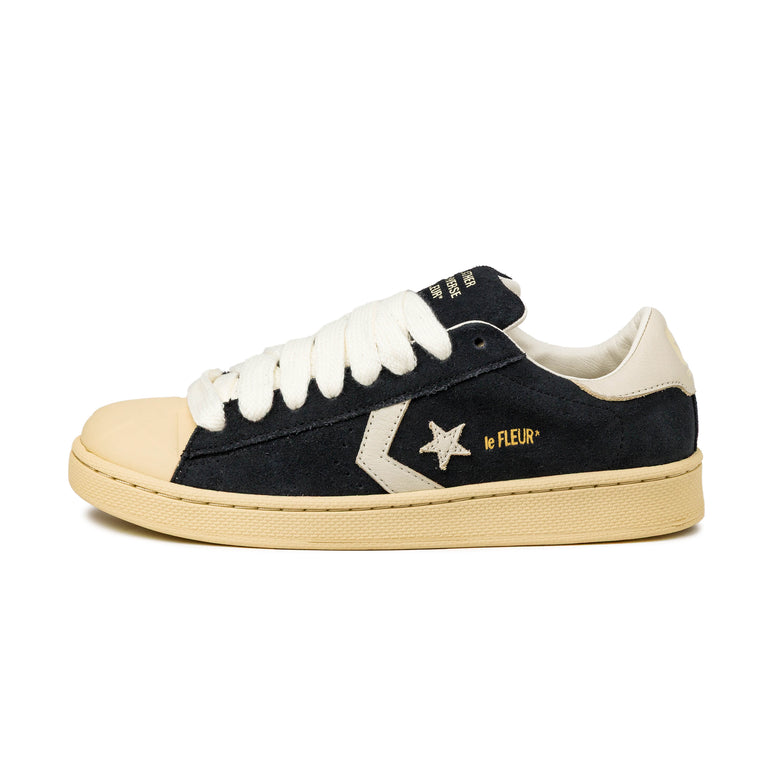 Converse	x Golf le Fleur 1908 Pro Leather OX - 35 / Black / Pristine / Banana
