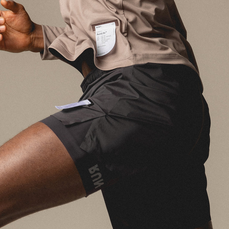 Satisfy TechSilk 8" Shorts onfeet