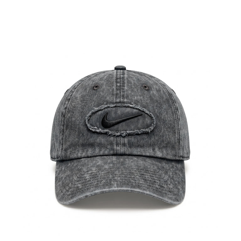 Nike	Club Unstructured Denim Patch Cap - S/M / Anthracite / Anthracite - 1