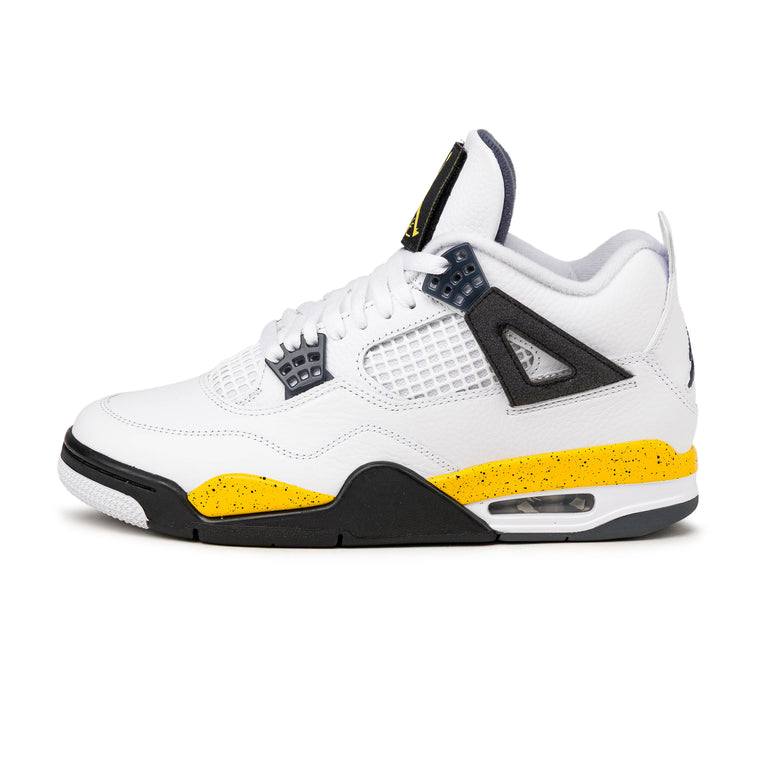 Nike Air Jordan 4 Retro *Tour Yellow* - 47 / White / Tour Yellow / Dark Blue Grey / Black - 1